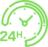 24/7 Concrete Pouring Services Icon Green